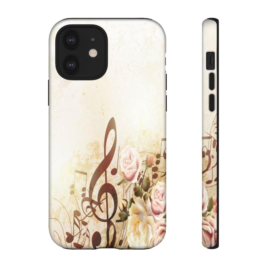 Music Flower Phone Case - Music Gifts Depot