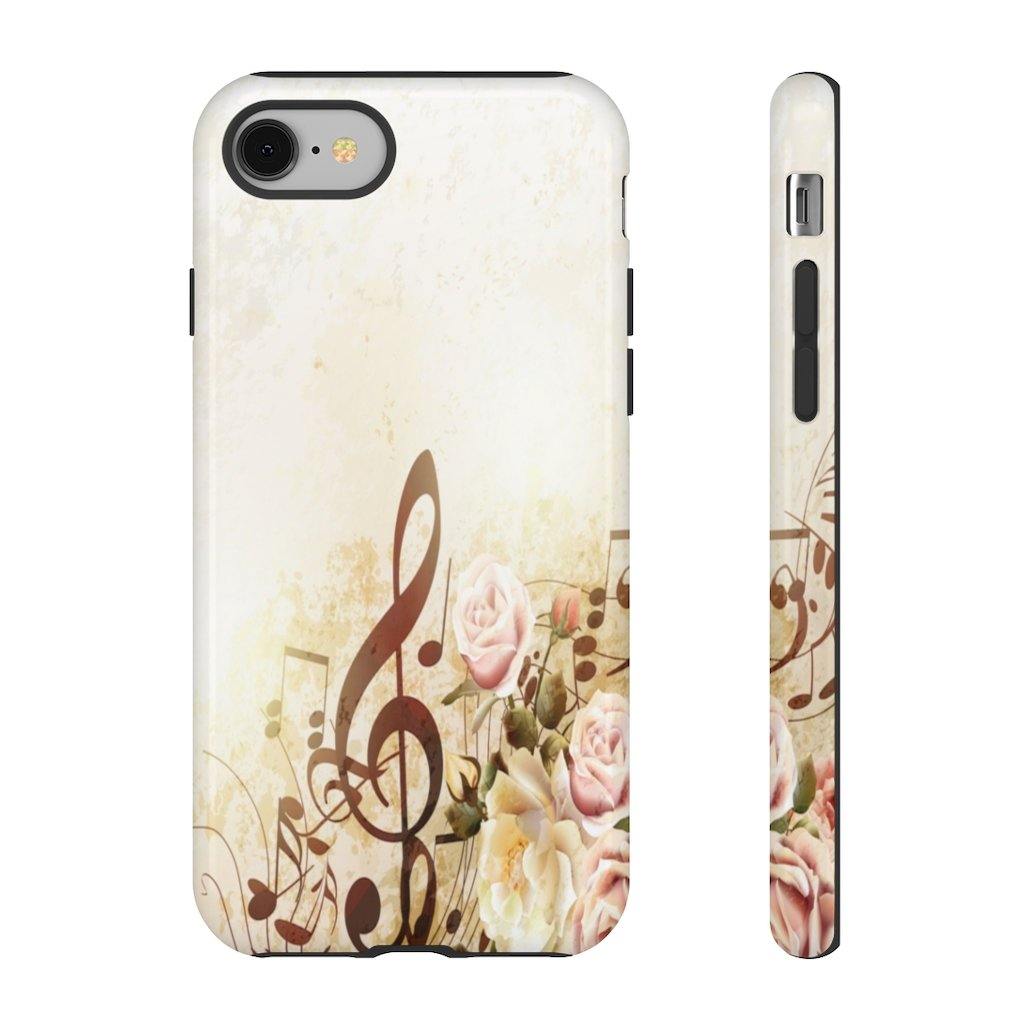 Music Flower Phone Case - Music Gifts Depot