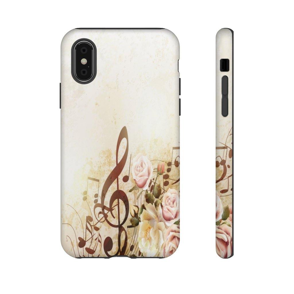 Music Flower Phone Case - Music Gifts Depot