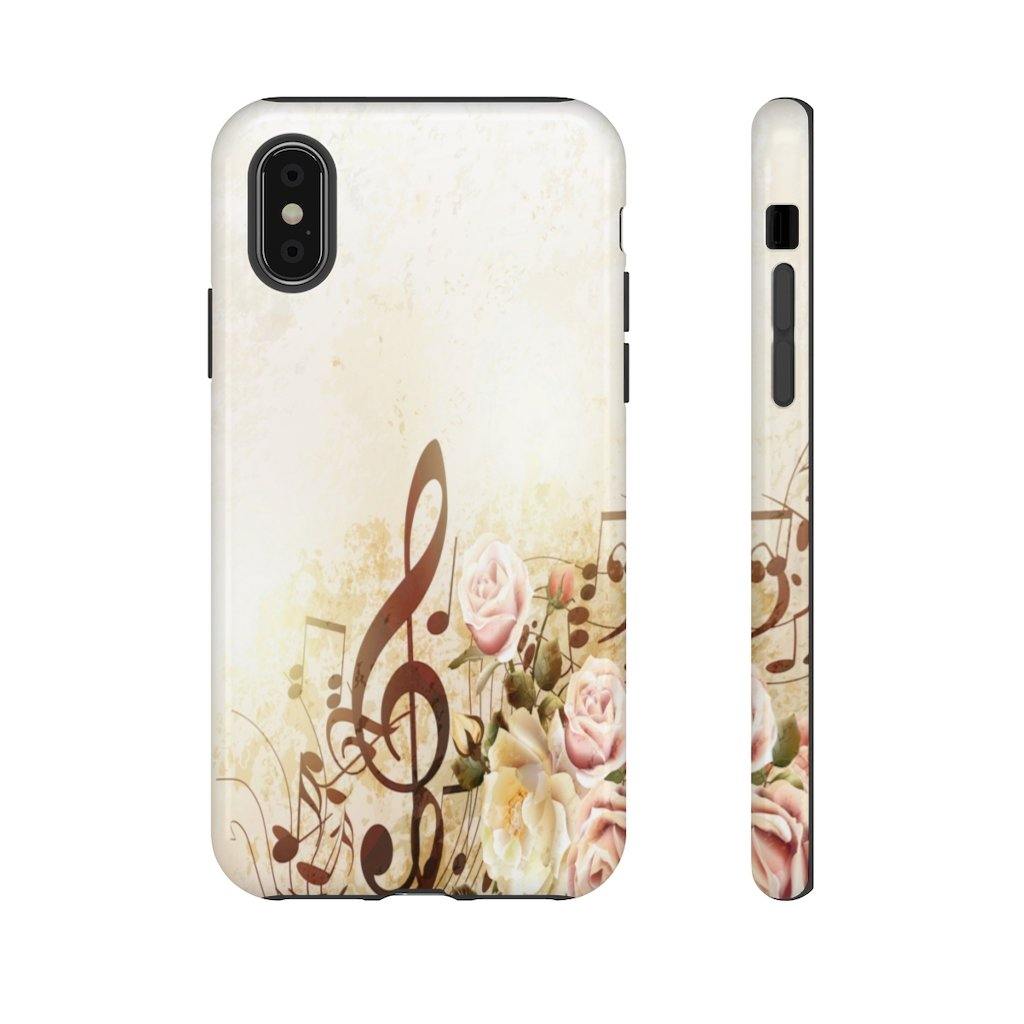 Music Flower Phone Case - Music Gifts Depot