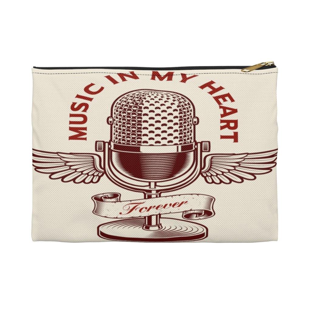 Music In My Heart Singer Accessory Pouch - Music Gifts Depot