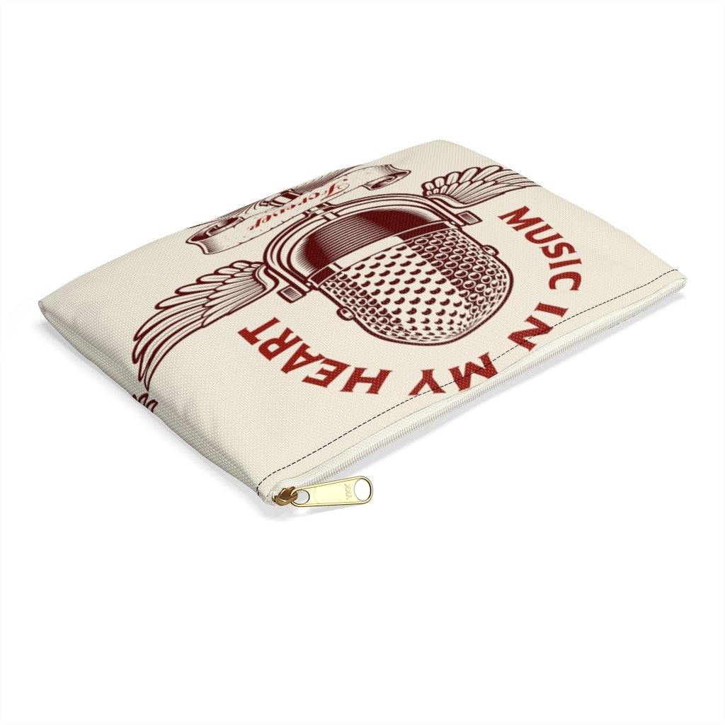 Music In My Heart Singer Accessory Pouch - Music Gifts Depot