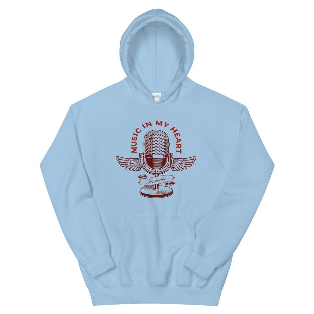 Music In My Heart Singer Hoodie - Music Gifts Depot