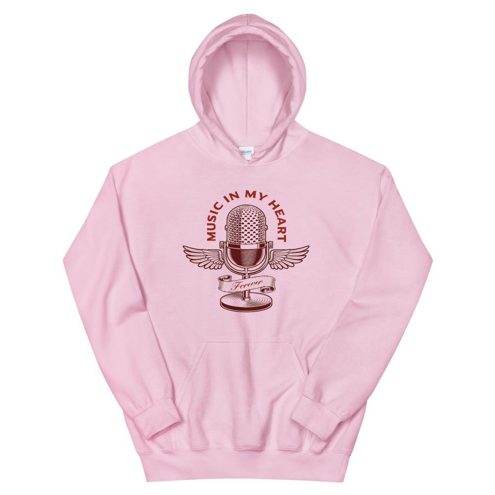 Music In My Heart Singer Hoodie - Music Gifts Depot