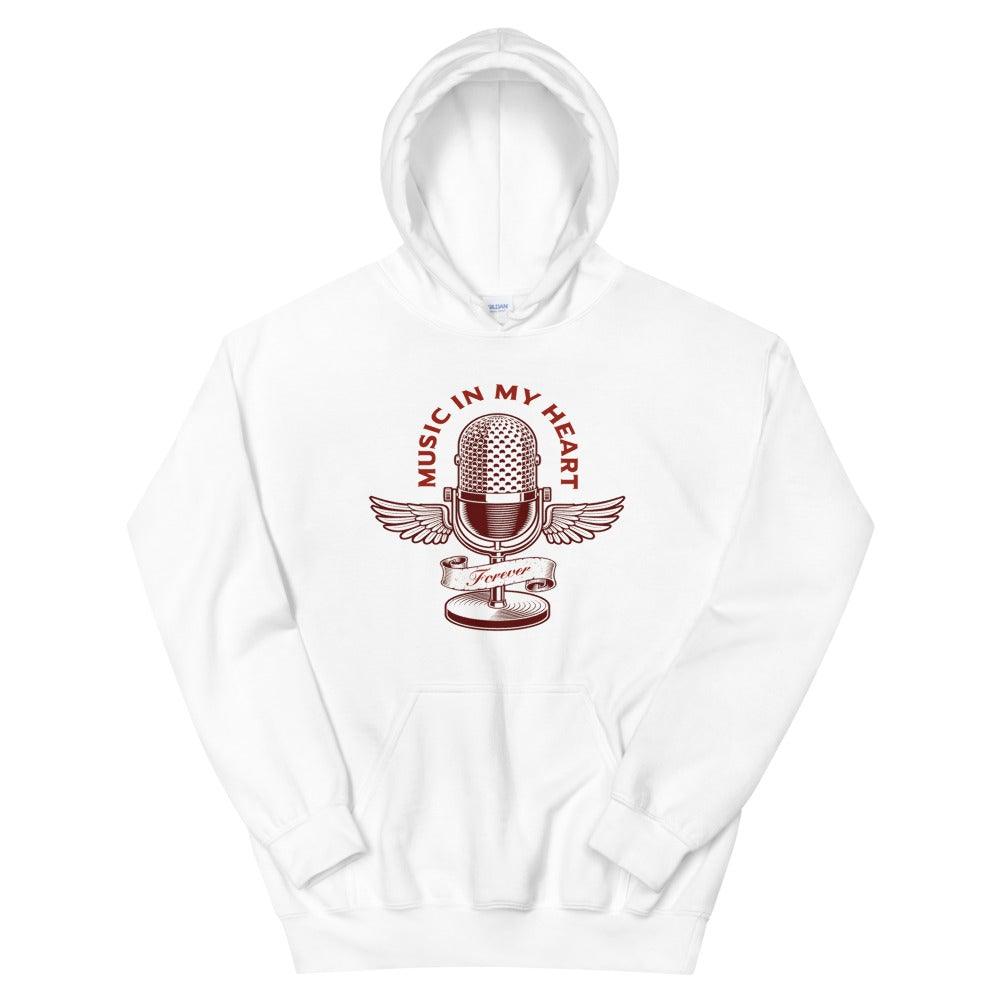 Music In My Heart Singer Hoodie - Music Gifts Depot