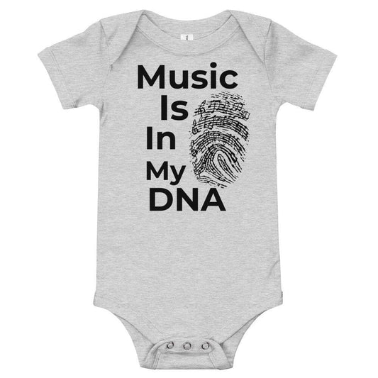 Music is in my DNA Baby One Piece - Music Gifts Depot