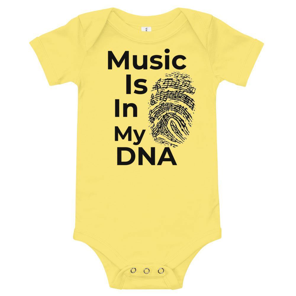 Music is in my DNA Baby One Piece - Music Gifts Depot
