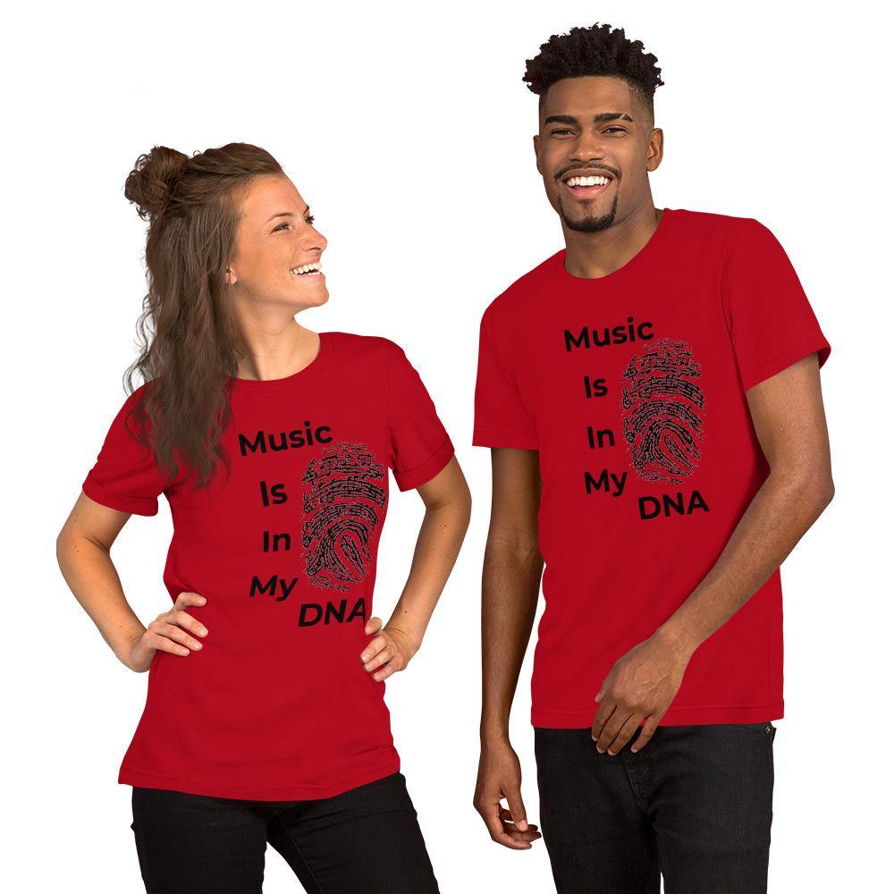 Music is in my DNA T-Shirt - Music Gifts Depot