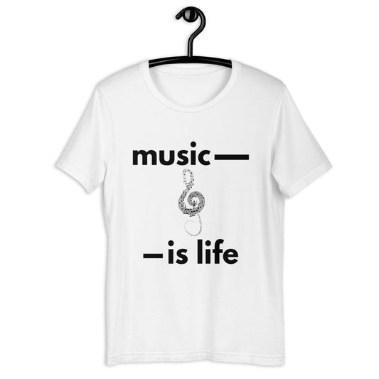 Music Is Life T-Shirt - Music Gifts Depot