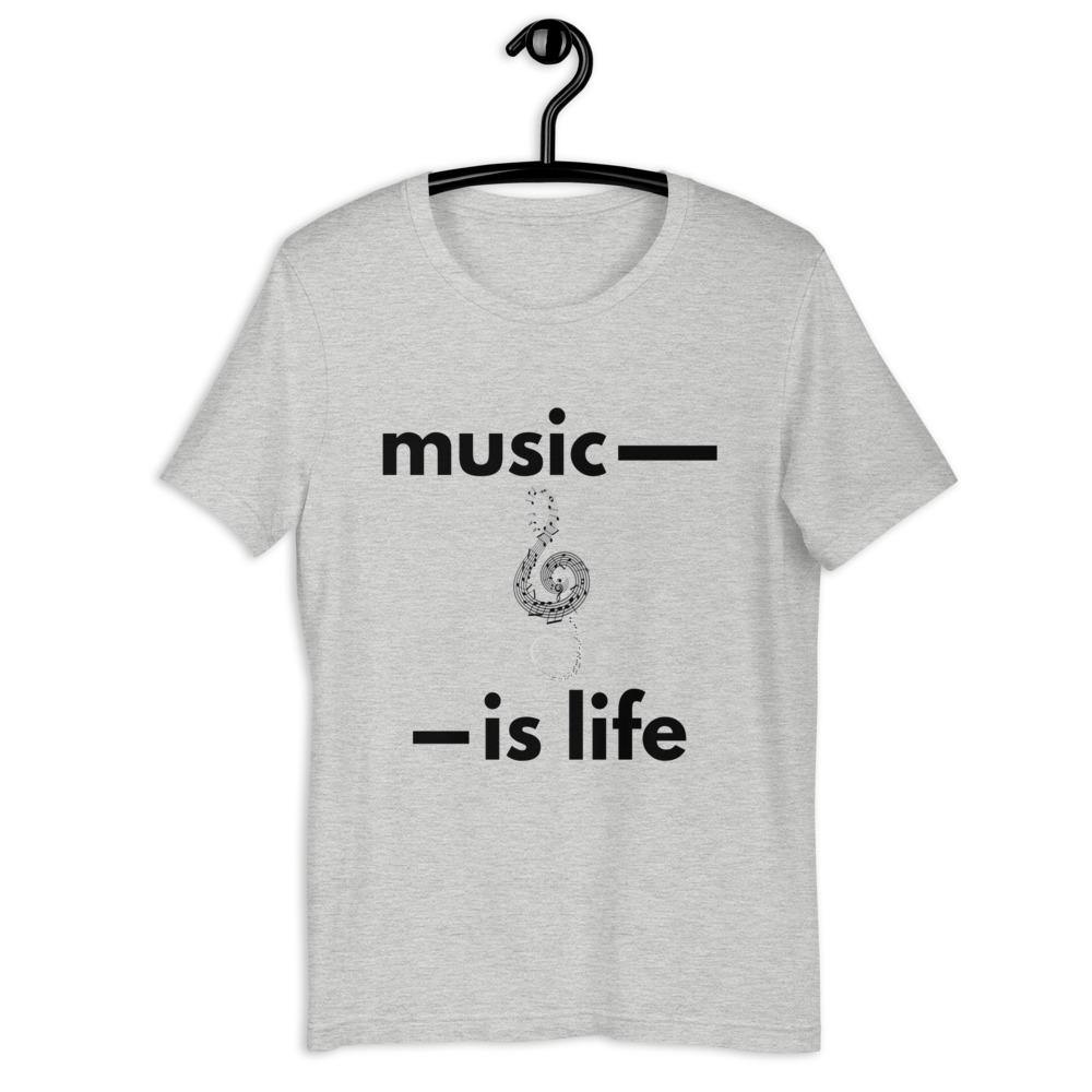 Music Is Life T-Shirt - Music Gifts Depot