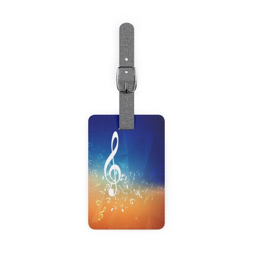 Music Luggage and Instrument Case Tag - Music Gifts Depot