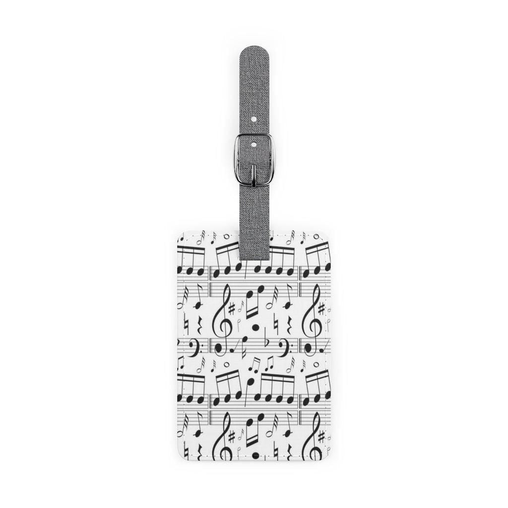 Music Luggage and Instrument Case Tag - Music Gifts Depot