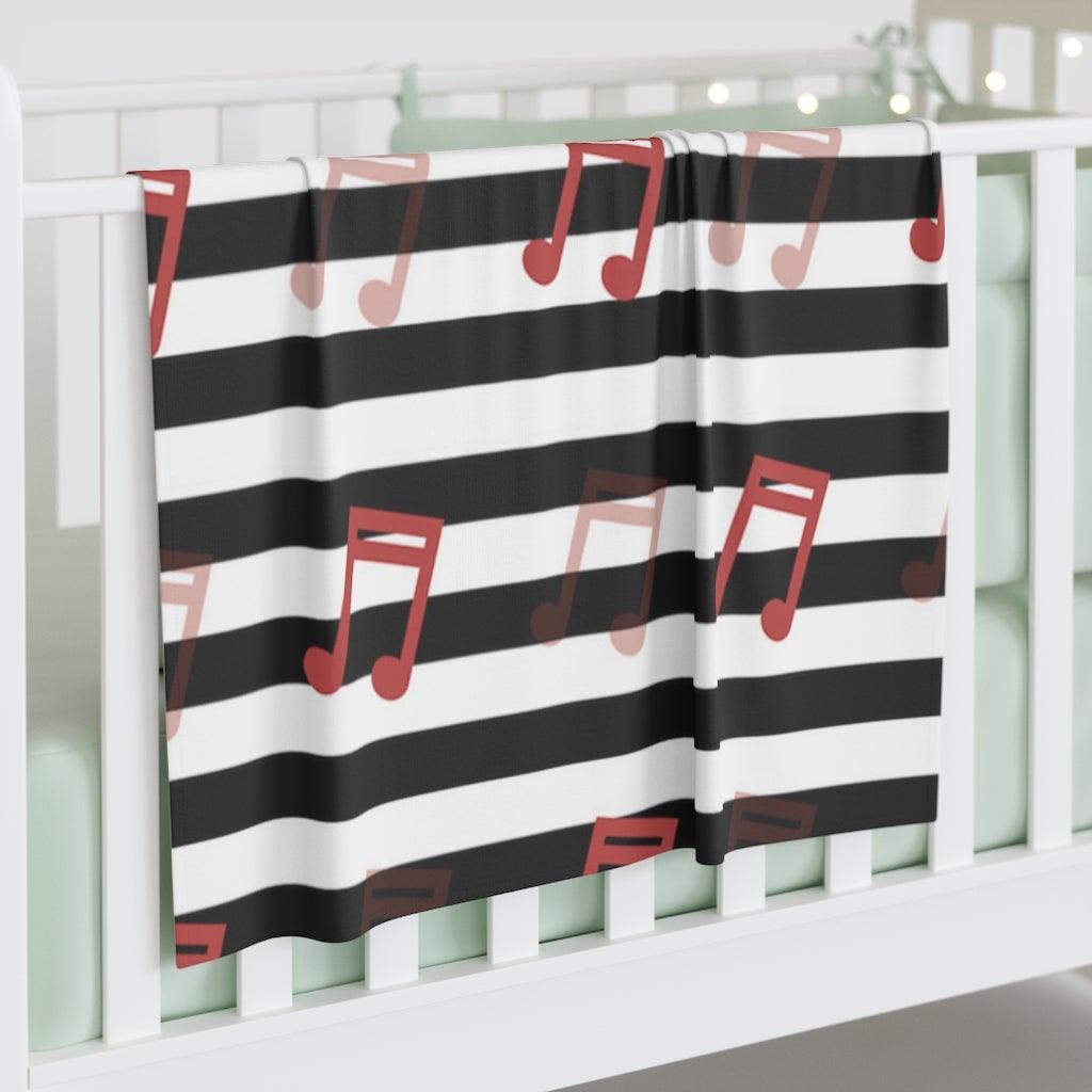 Music Note Baby Swaddle Blanket - Music Gifts Depot