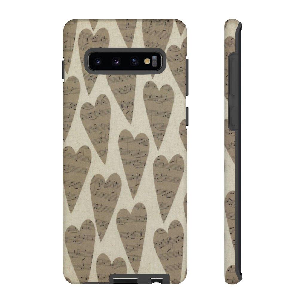 Music Note Heart Phone Case - Music Gifts Depot