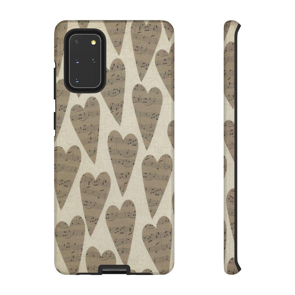 Music Note Heart Phone Case - Music Gifts Depot