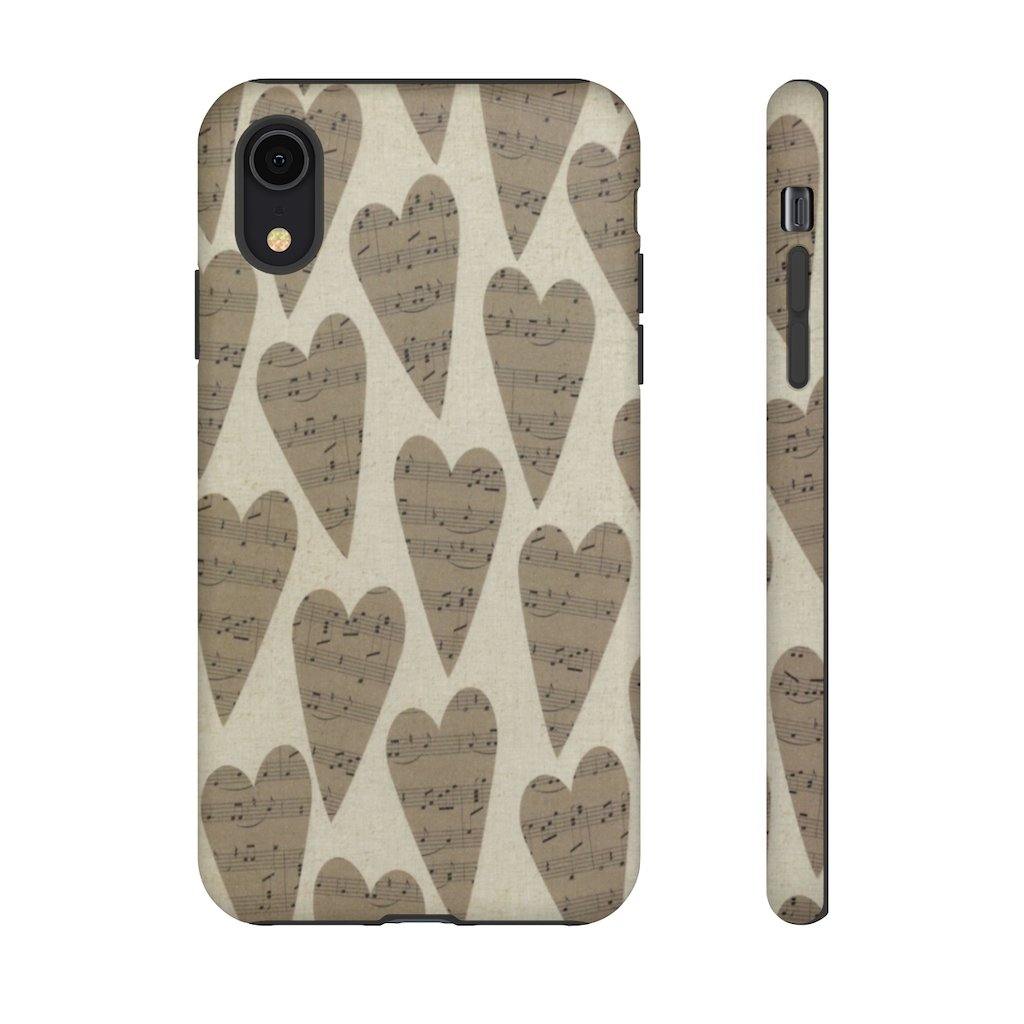 Music Note Heart Phone Case - Music Gifts Depot