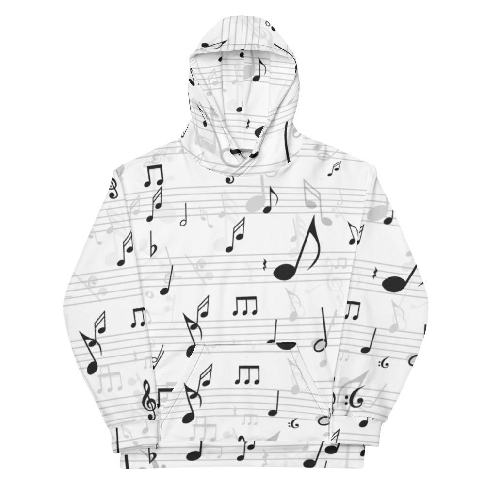 Music Note Hoodies - Music Gifts Depot