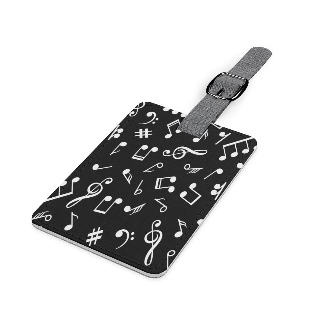 Music Note Luggage and Instrument Case Tag - Music Gifts Depot