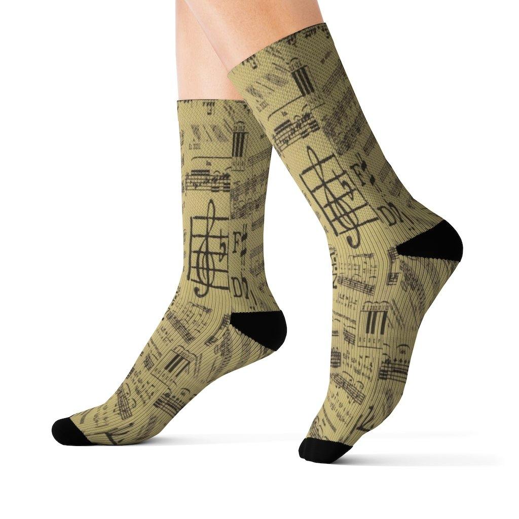 Music Note Socks - Music Gifts Depot