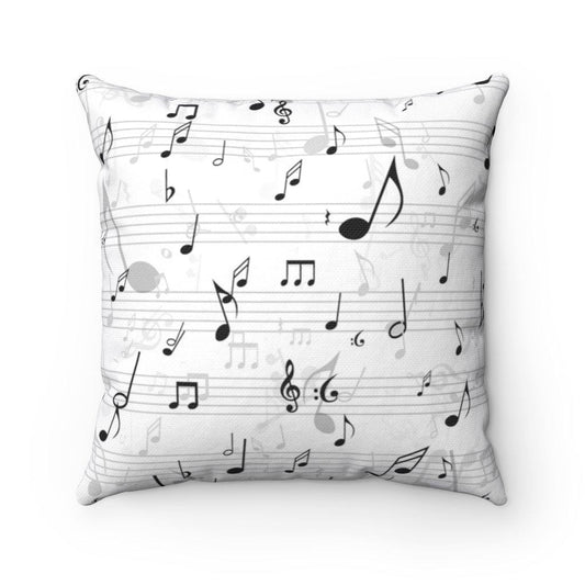 Music Note Square Pillow - Music Gifts Depot