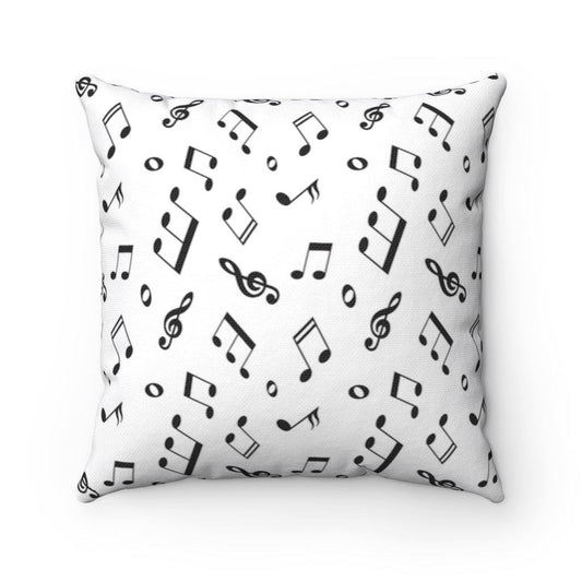 Music Note Square Pillow - Music Gifts Depot