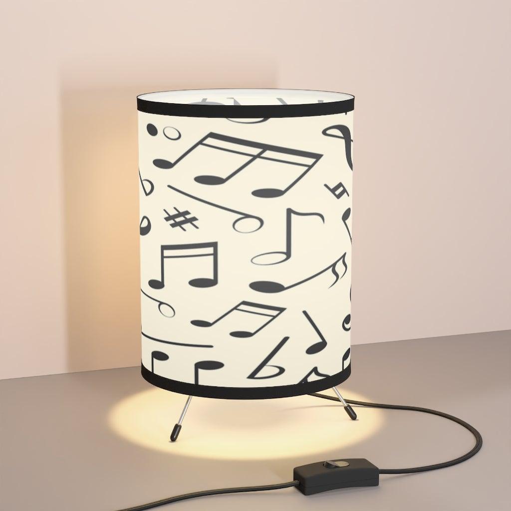 Music Note Tripod Lamp - Music Gifts Depot