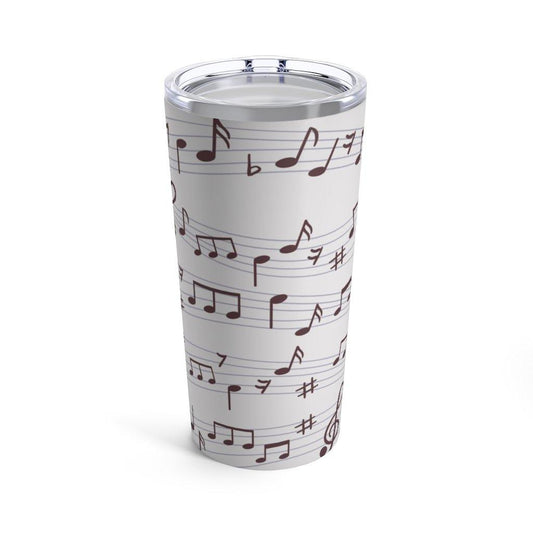 Music Note Tumbler 20oz - Music Gifts Depot