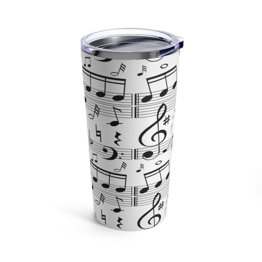 Music Note Tumbler 20oz - Music Gifts Depot