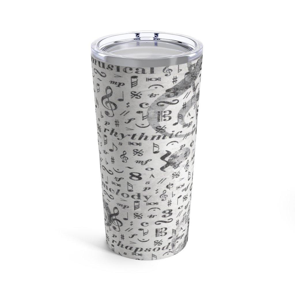 Music Note Tumbler 20oz - Music Gifts Depot