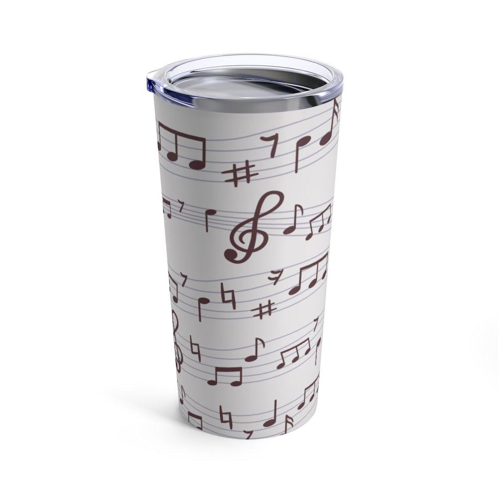 Music Note Tumbler 20oz - Music Gifts Depot