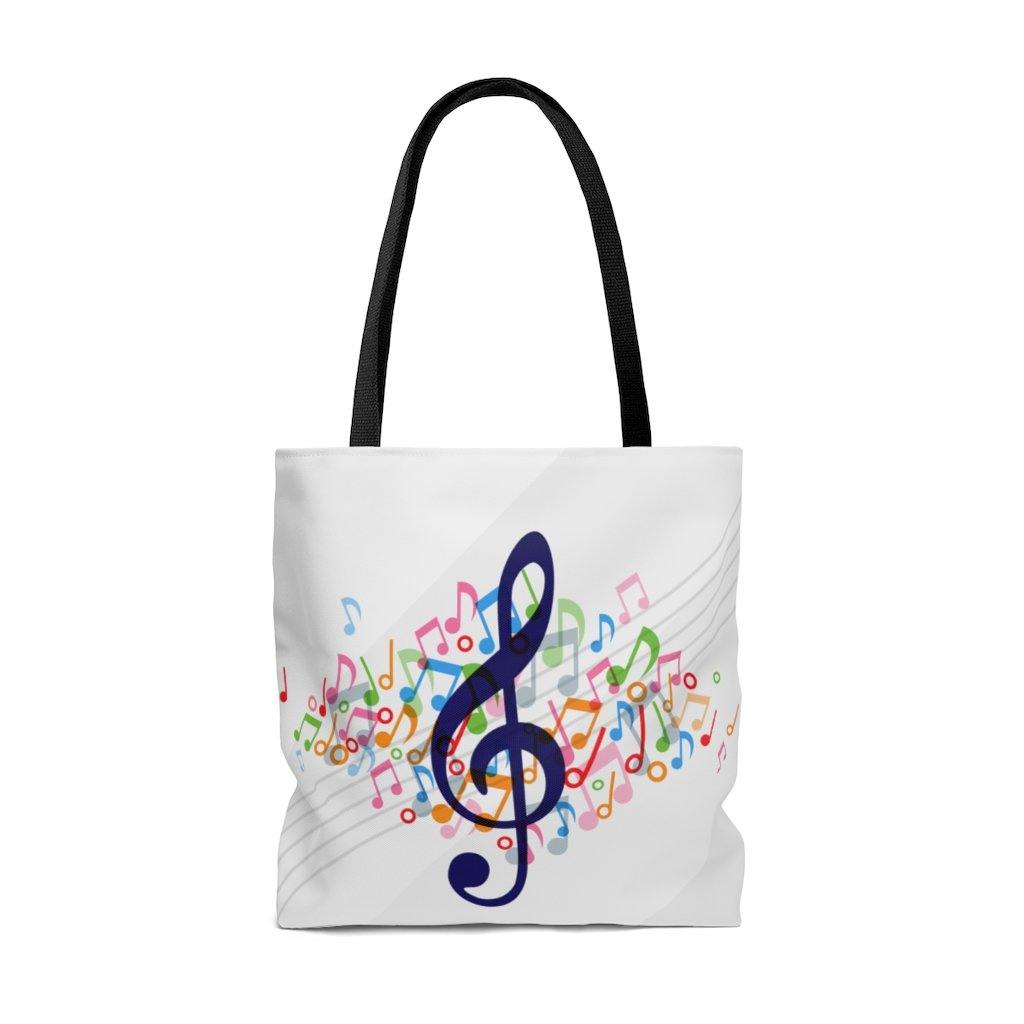 Music Themed Tote Bag - Music Gifts Depot