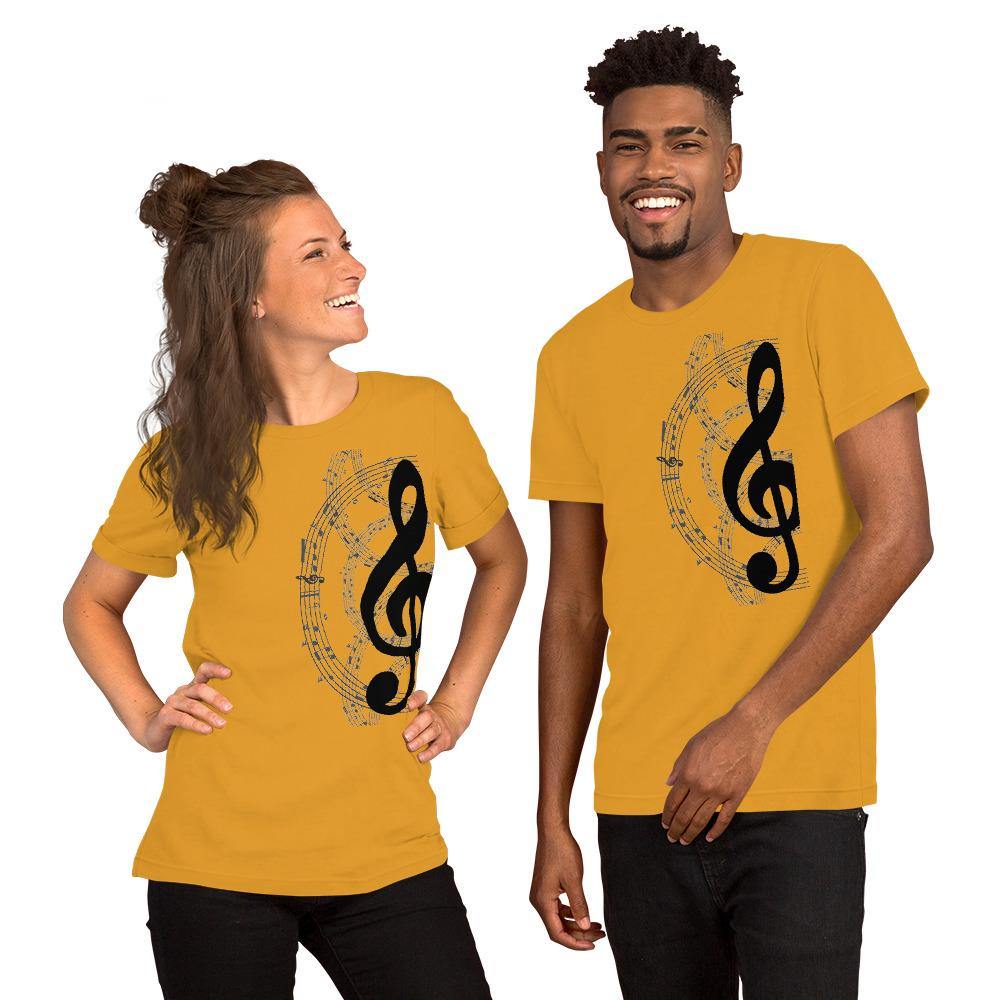 Music Treble Clef T-Shirt - Music Gifts Depot