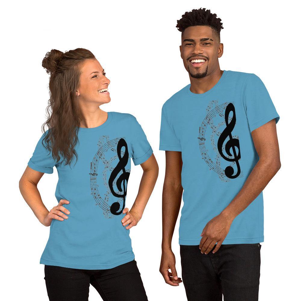 Music Treble Clef T-Shirt - Music Gifts Depot