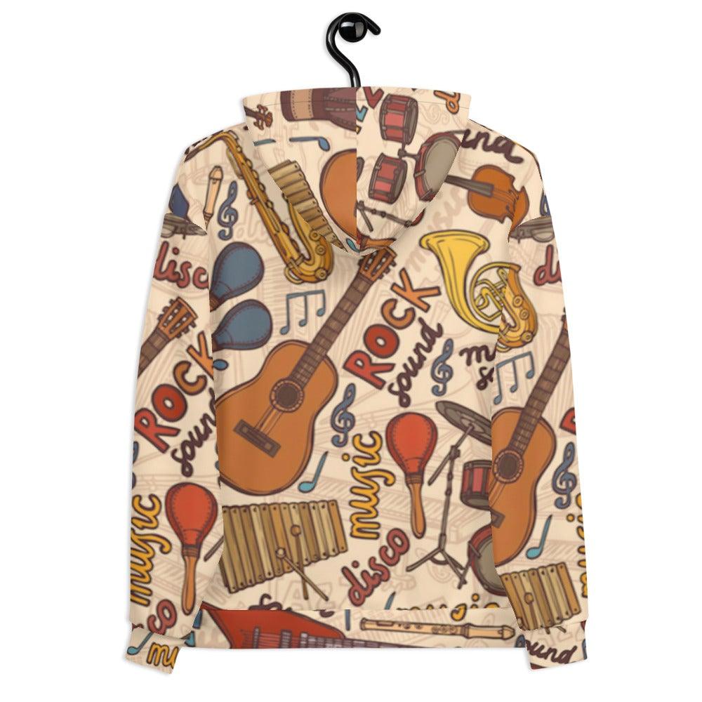Musical Instrument Hoodie - Music Gifts Depot