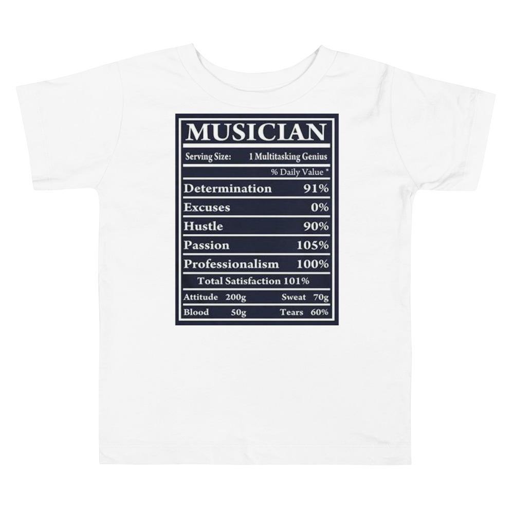 Musician Facts Toddler T-Shirt - Music Gifts Depot