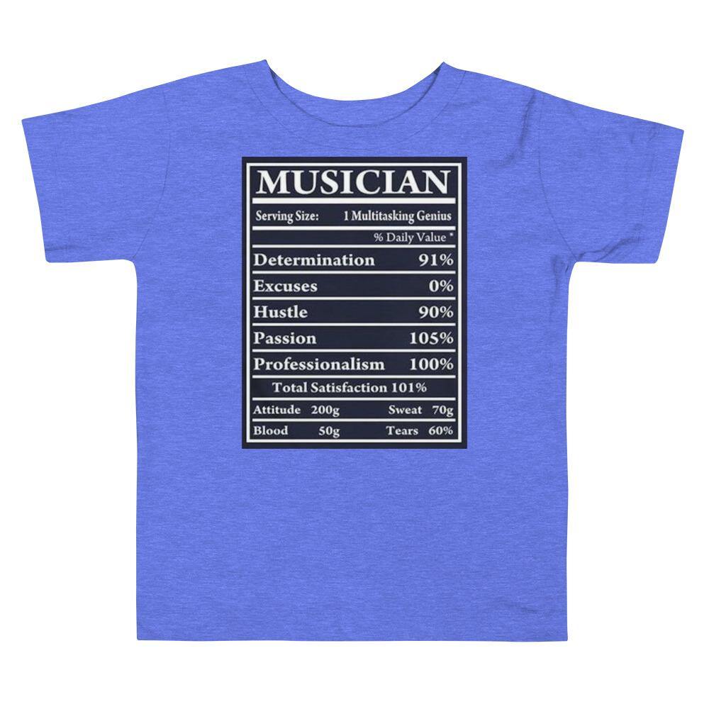 Musician Facts Toddler T-Shirt - Music Gifts Depot