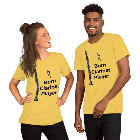 Natural Born Clarinet Player t-shirt - Music Gifts Depot