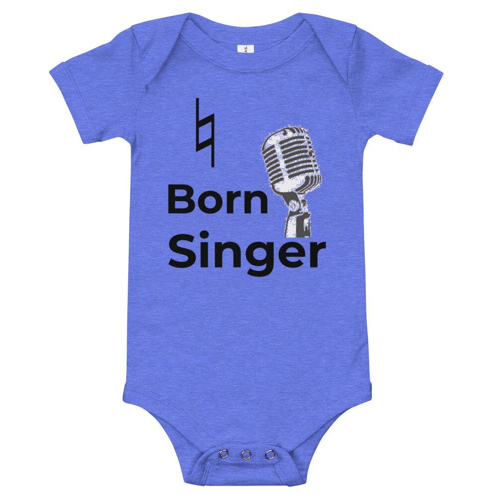 Natural Born Singer Baby Short Sleeve One Piece Outfit - Music Gifts Depot