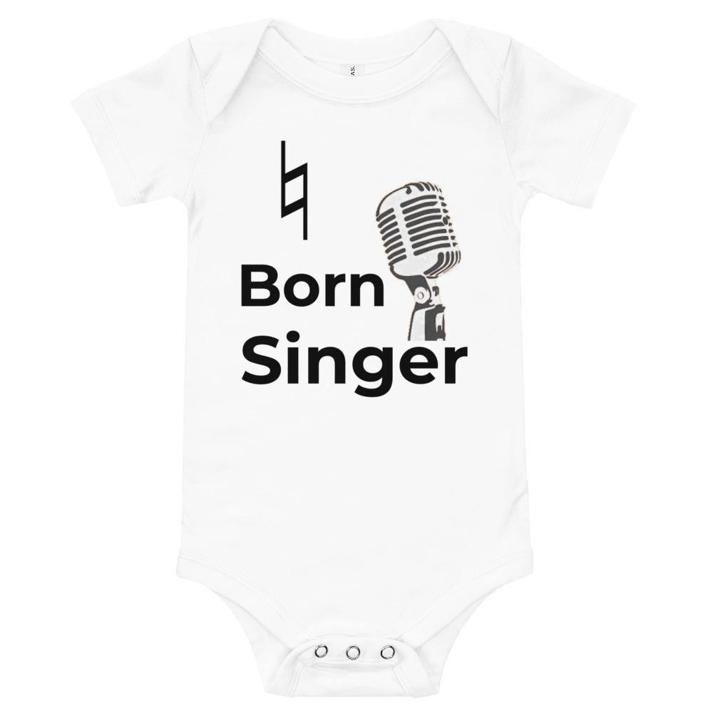 Natural Born Singer Baby Short Sleeve One Piece Outfit - Music Gifts Depot