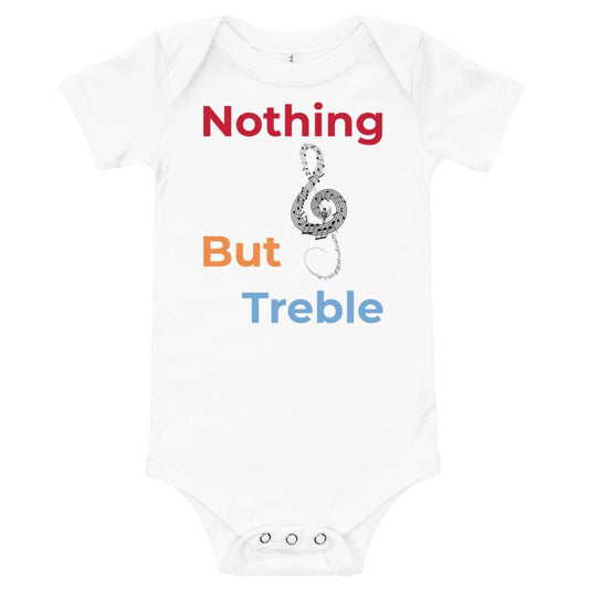 Nothing But Treble Music Baby short sleeve one piece - Music Gifts Depot