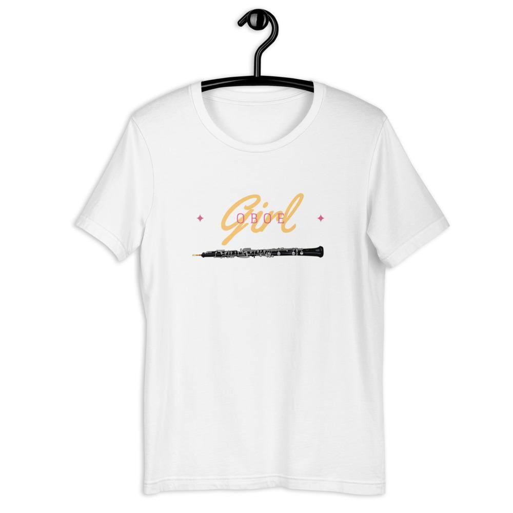 Oboe Girl T-Shirt - Music Gifts Depot