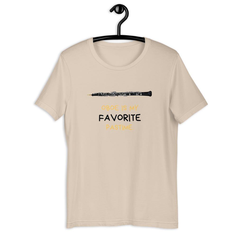 Oboe Is My Favorite Pastime T-Shirt - Music Gifts Depot