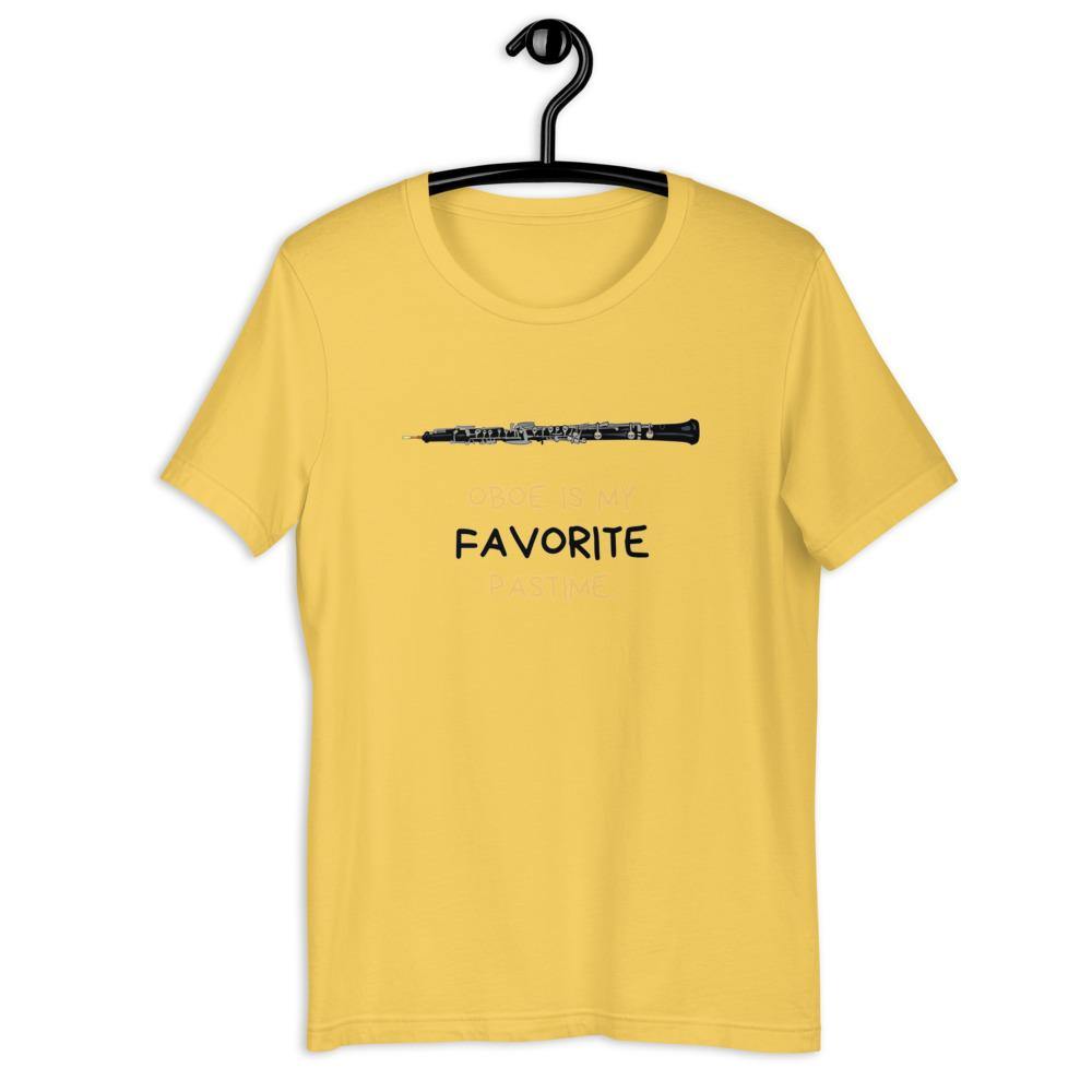 Oboe Is My Favorite Pastime T-Shirt - Music Gifts Depot