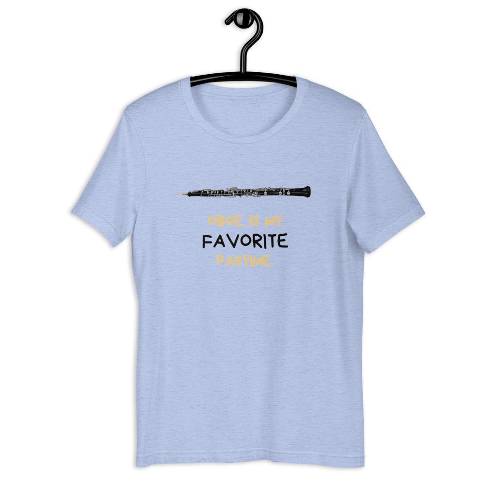 Oboe Is My Favorite Pastime T-Shirt - Music Gifts Depot