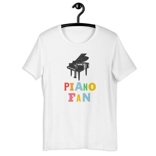 Piano Fan T-Shirt - Music Gifts Depot