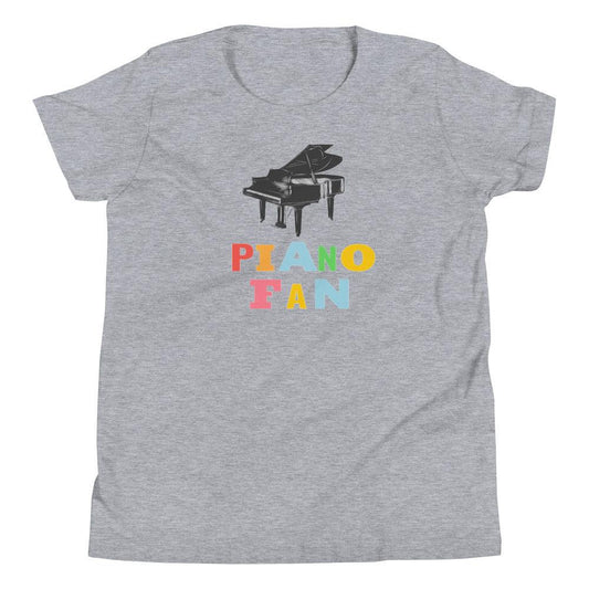 Piano Fan Youth Kids T-Shirt - Music Gifts Depot