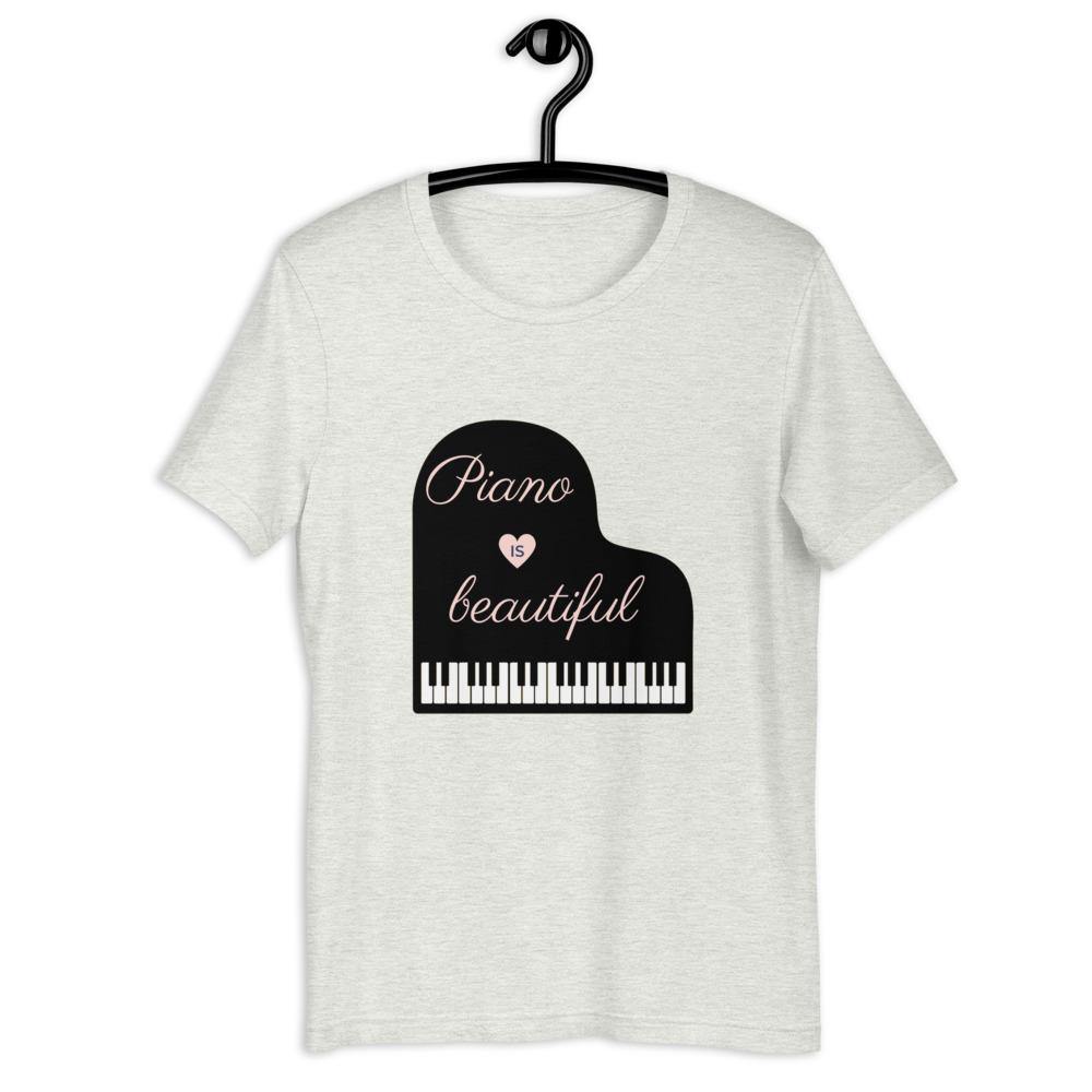 Piano Is Beautiful T-Shirt - Music Gifts Depot