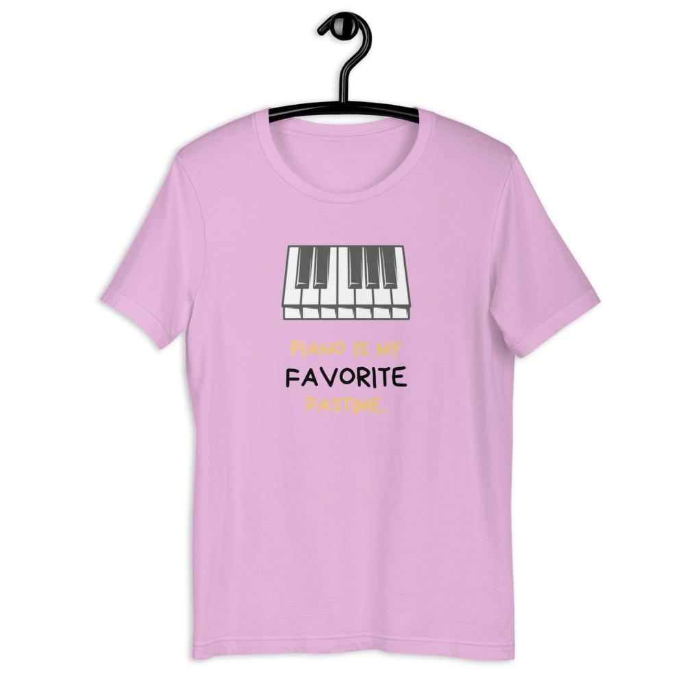 Piano Is My Favorite Pastime T-Shirt - Music Gifts Depot