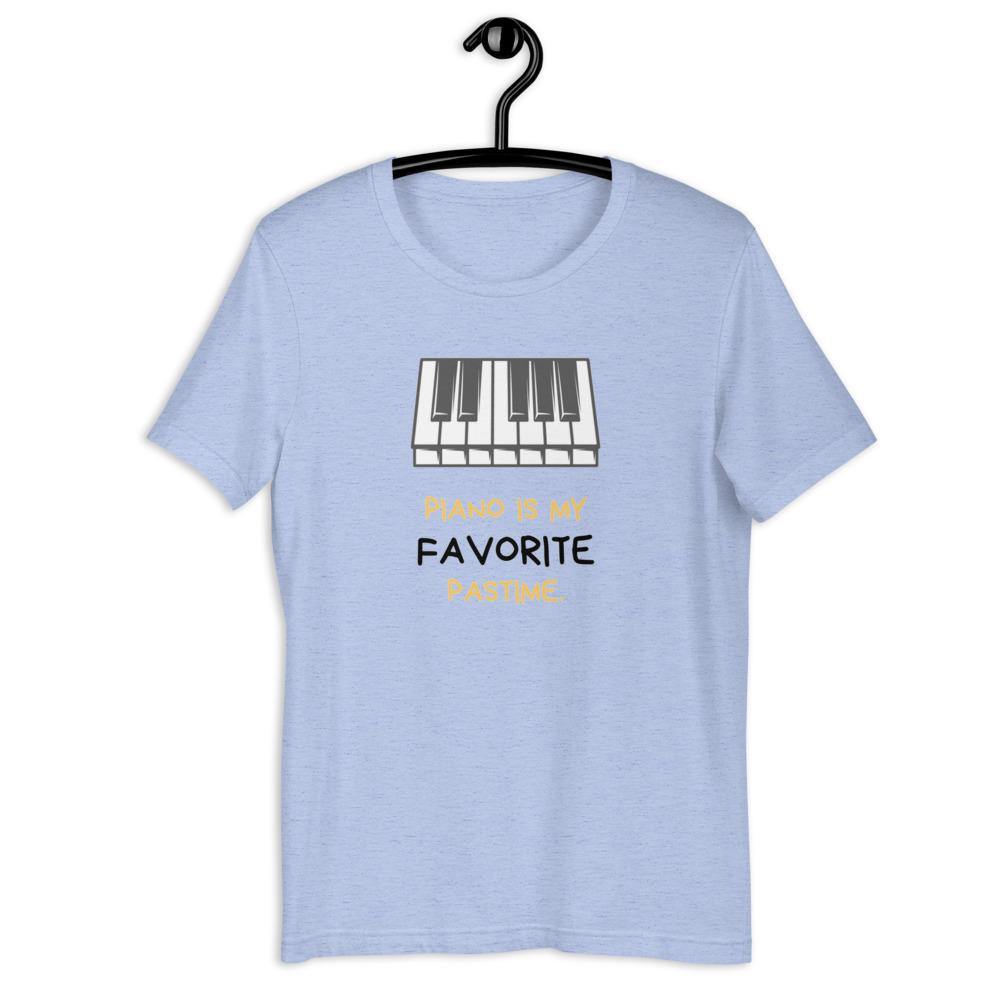 Piano Is My Favorite Pastime T-Shirt - Music Gifts Depot