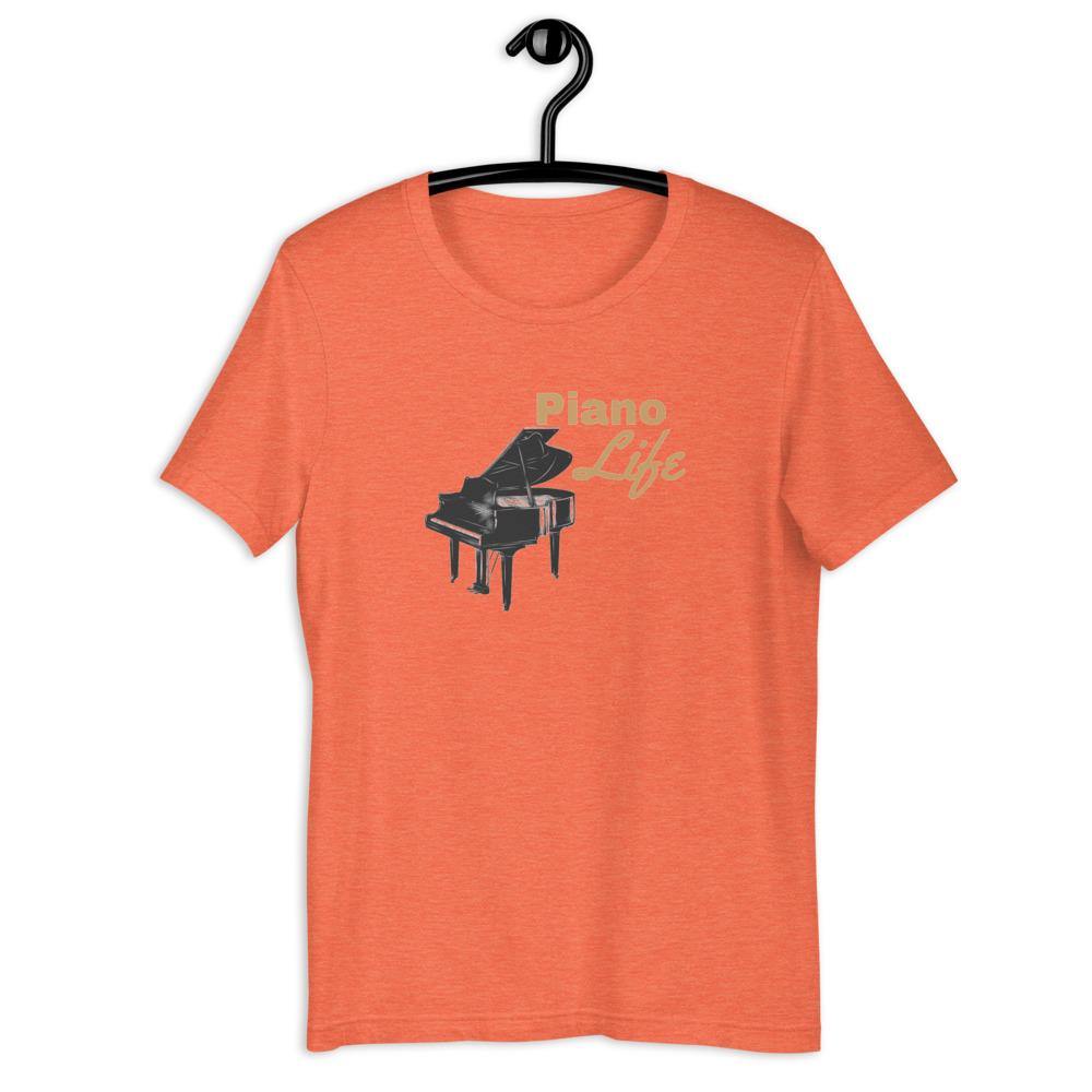 Piano Life T-Shirt - Music Gifts Depot